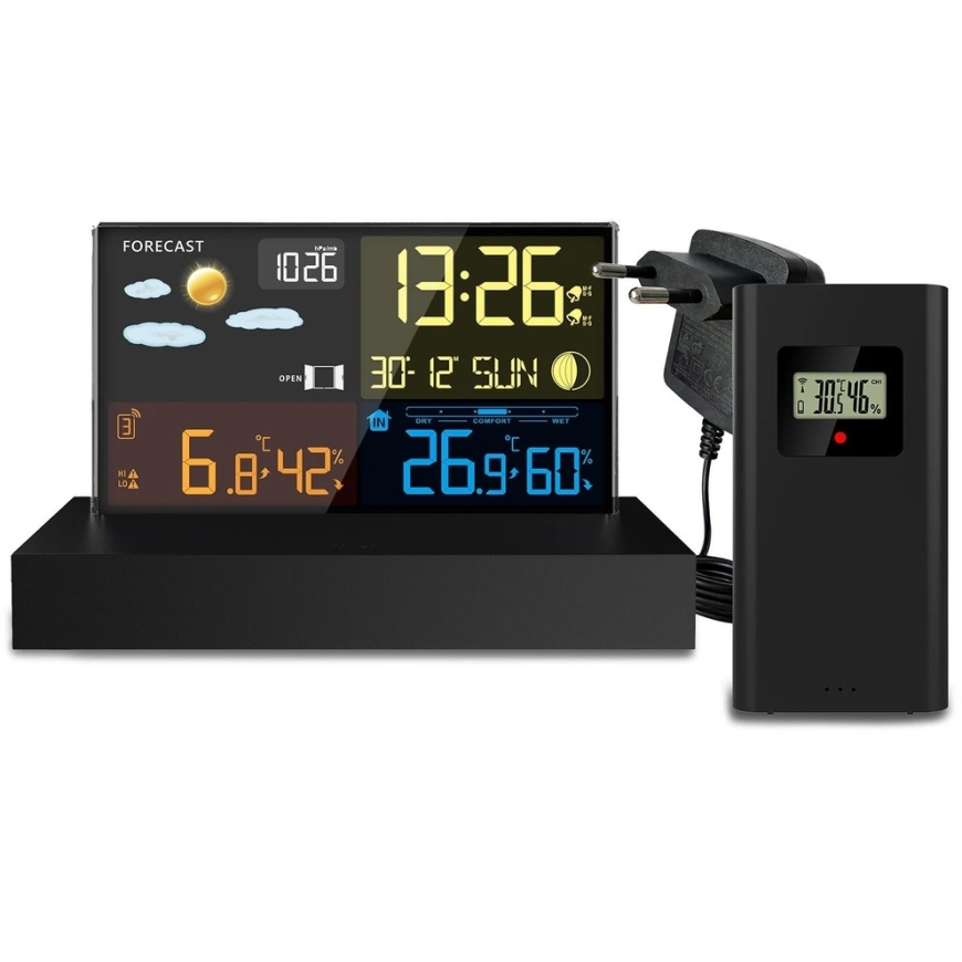Berdsen Sääasema näytöllä BD-912, musta – 4