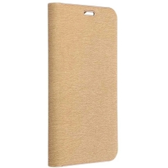 Forcell Oem LUNA Book Korpus Kuld Samsung Galaxy A12 / M12 jaoks kuldne värv
