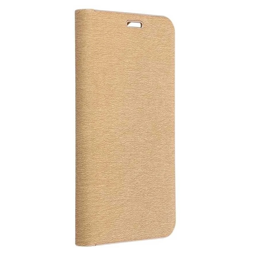 Dėklas Forcell Oem LUNA Book Gold skirtas Samsung Galaxy A12 / M12 aukso spalvos