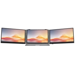 Blackview DCM6 Pro - 14'' kaasaskantav sülearvuti ekraani pikendaja kahe monitoriga toe ja 2 USB-C pordiga