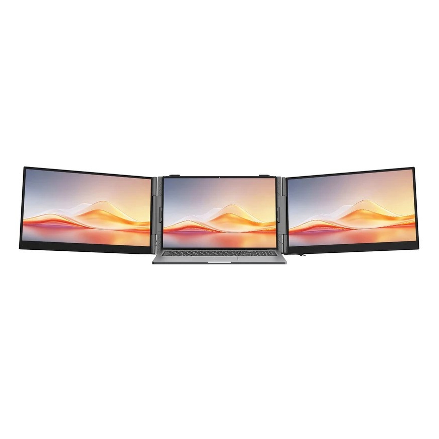 Blackview DCM6 Pro - 14'' kaasaskantav sülearvuti ekraani pikendaja kahe monitoriga toe ja 2 USB-C pordiga