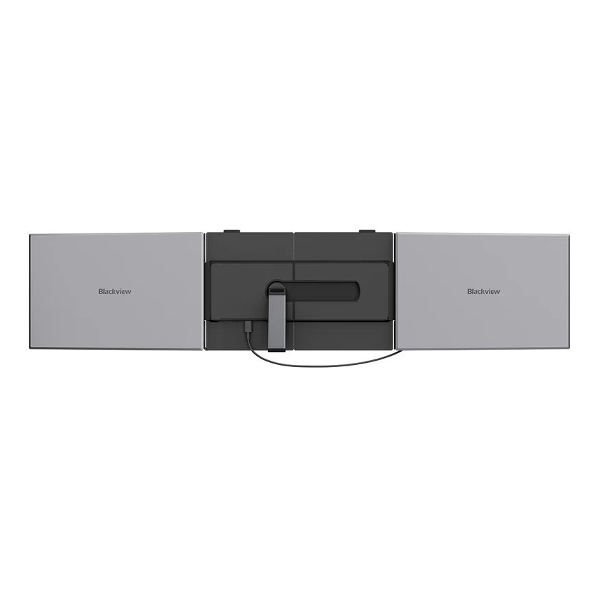 Blackview DCM6 Pro - 14'' kaasaskantav sülearvuti ekraani pikendaja kahe monitoriga toe ja 2 USB-C pordiga – 5