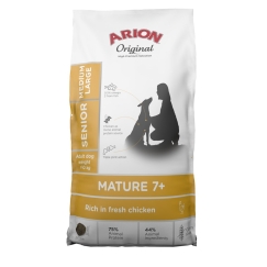 ARION Original Senior Mature 7+ Keskmised ja Suured Kana Mono - kuiv koeratoit - 12kg