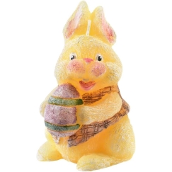 Emkl Mondex Candle BUNNY figurine 10x13cm yellow