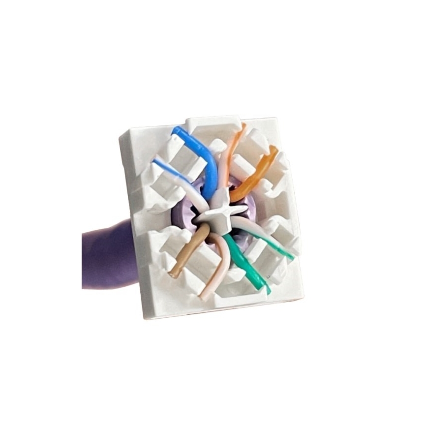 Alantec MB007-1 RJ45 bezinstrumentu UTP cat.6A keystone modulis ALANTEC Plus - Uzlabota pārsūtīšanas veiktspēja – 3