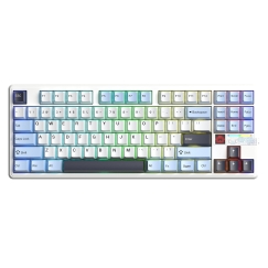 AULA Gasket F87 Pro V2 Glacier Blue Star Vector RGB -näppäimistö