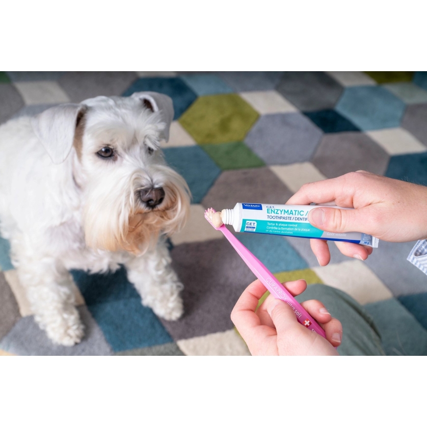 VIRBAC C.E.T. - enzymatic toothpaste for dogs and cats - 70 g – 3