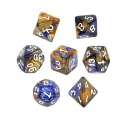 REBEL RPG kauliņu komplekts - Divu krāsu - Oranžs un Zils REBEL RPG kauliņu komplekts - Divu krāsu - Oranžs un Zils