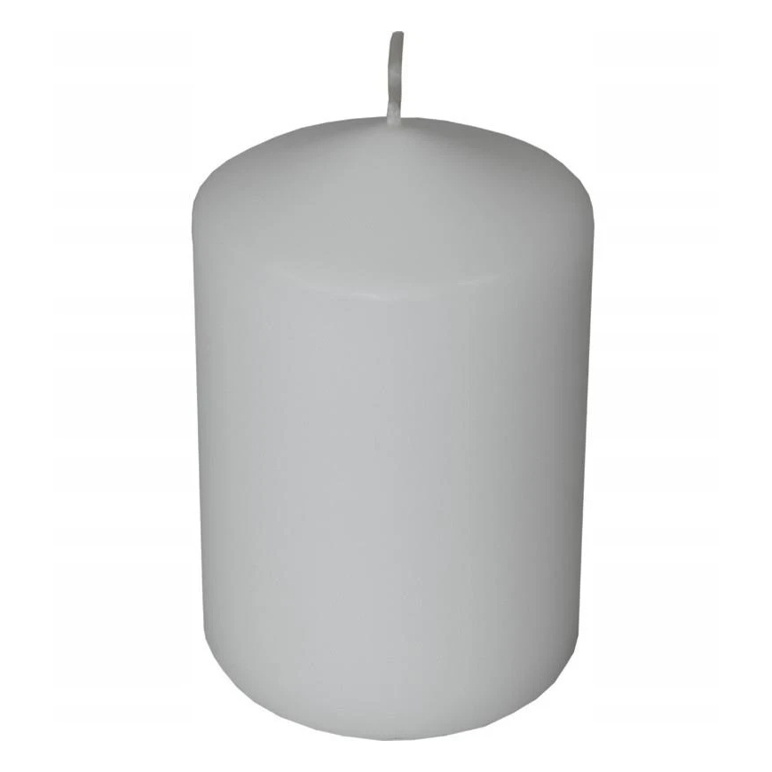 Mondex CLASSIC CANDLES vidutinio dydžio cilindro formos žvakė 7x7x14cm pilka