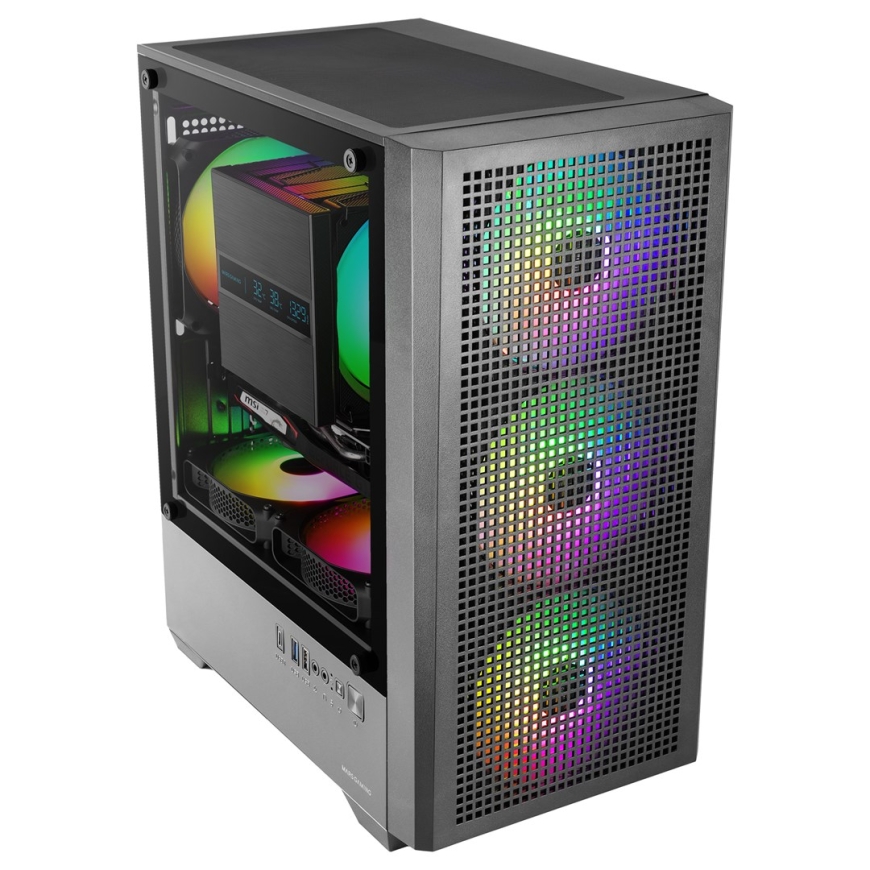 Mars Gaming MCQUANTUM computer case Midi Tower Black – 3