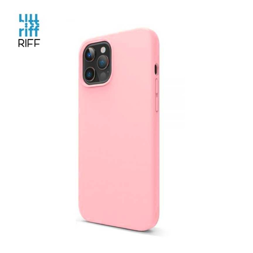 Riff pehmeast silikoonist pehme seljakaitseümbris Apple iPhone 11 jaoks roosa