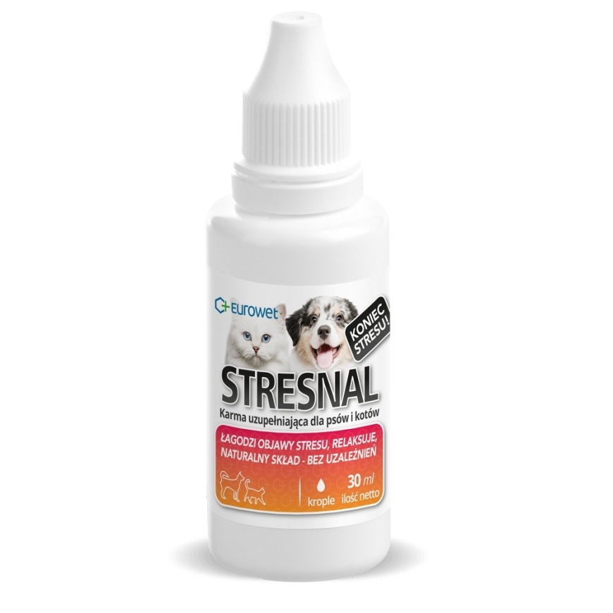 EUROWET Stresnal - papildinājumi suņiem un kaķiem - 30ml