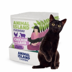 ANIMAL ISLAND Vistas ar jēra filejām buljonā - mitrais kaķu barība - 12x85g
