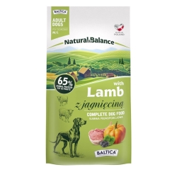 BALTICA Natural & Balance Lamb M/L – kuivtoit koertele – 3kg