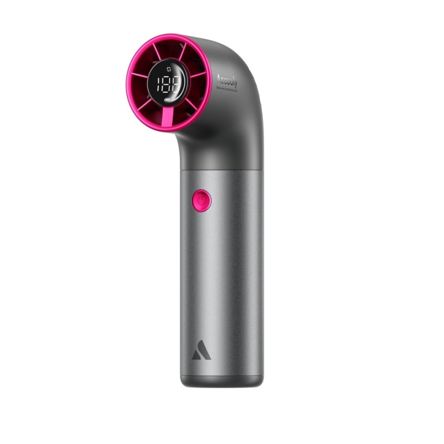 AECOOLY Aero Ultra High-Speed Nešiojamas Ventiliatorius, Pilkai-Violetinis – 4