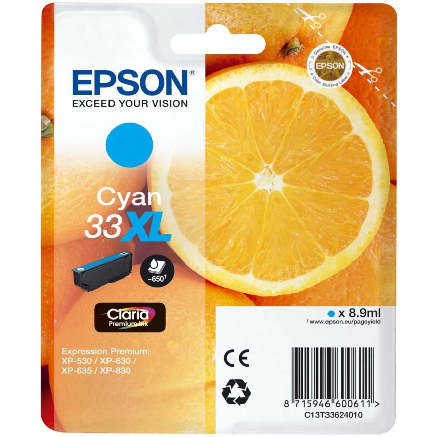Epson 33XL Голубой