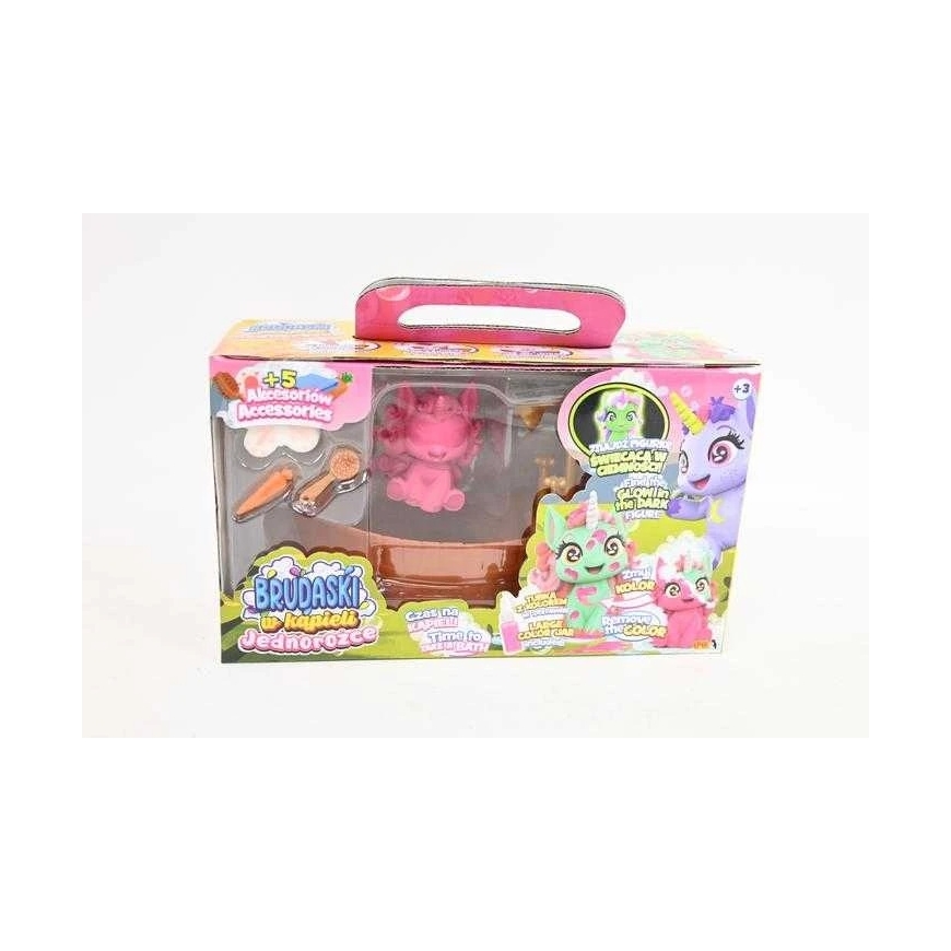 Kimmelise ükssarviku figuuride komplekt vannituppa – 2