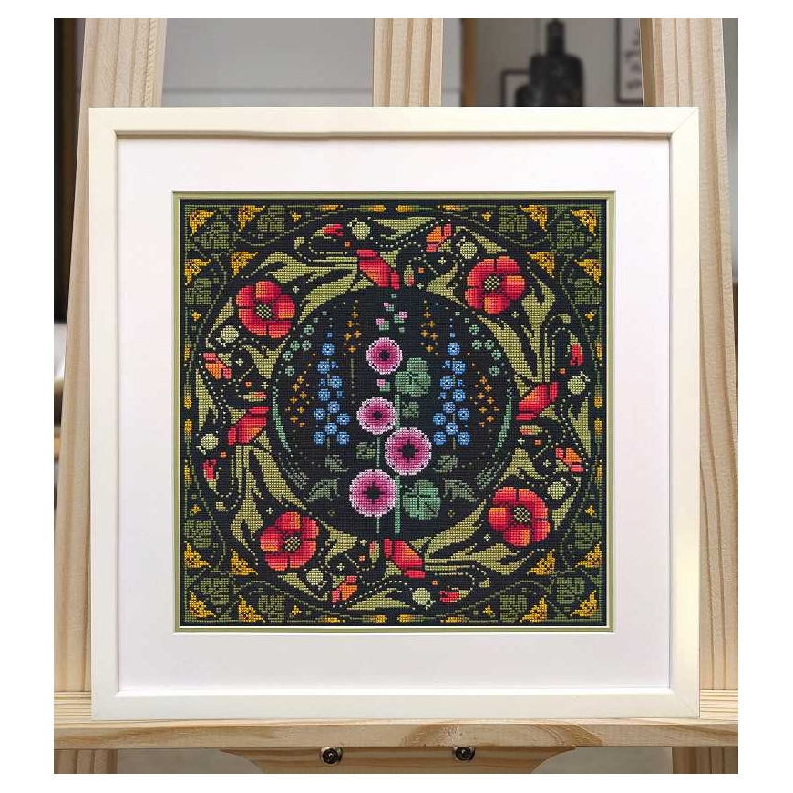 Beldizart Cross-Stitch Embroidery Kit "Multicolored" 31×31 cm S1690