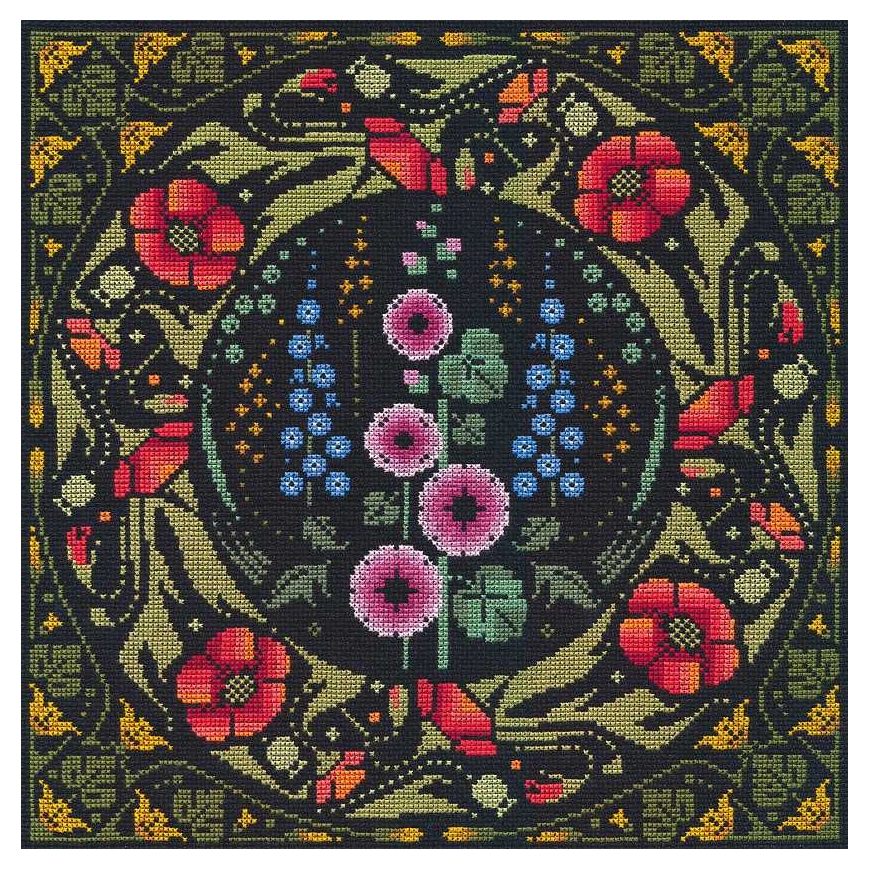 Beldizart Kätetöö tikandikomplekt "Värviline" 31×31 cm S1690 – 2