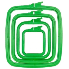Nurge Marketing Nurge square (rectangular) plastic clips 9.5*11 cm (green) 170-11GREEN