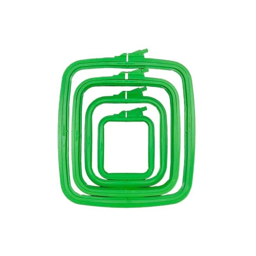 Nurge Marketing Nurge square (rectangular) plastic clips 9.5*11 cm (green) 170-11GREEN – 2