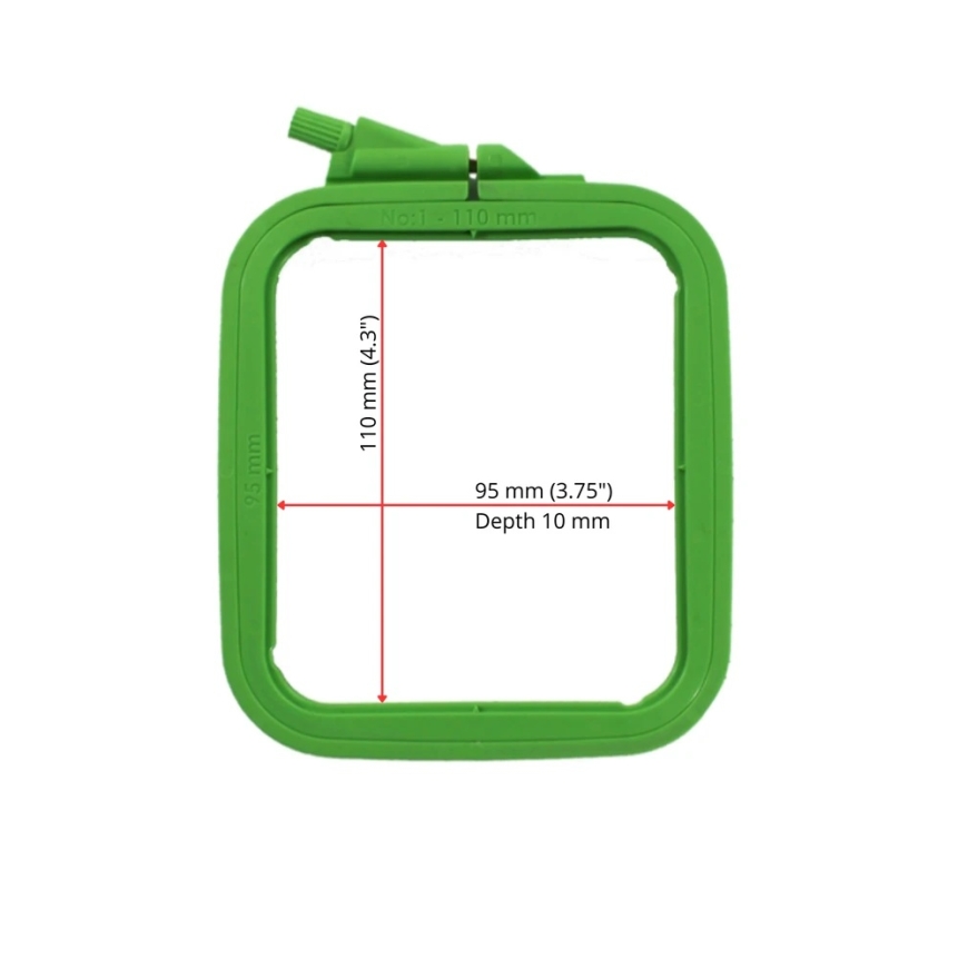 Nurge Pazarlama Nurge kvadratiniai (stačiakampiai) plastikiniai lankeliai 9,5*11 cm (žali) 170-11GREEN – 3