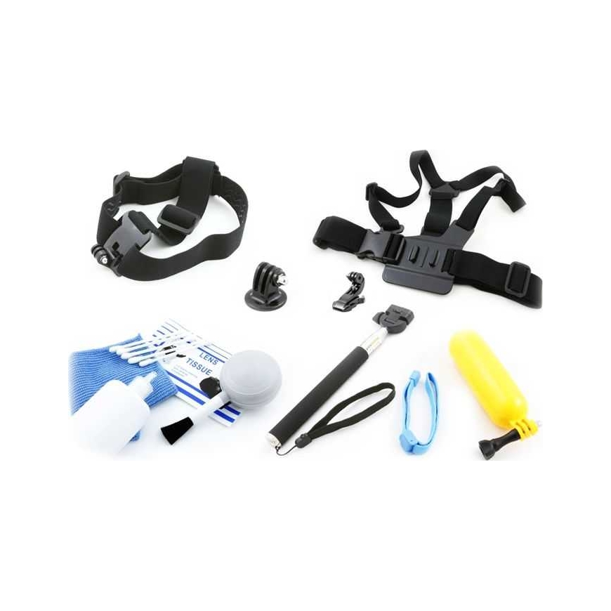 Xrec monopod/ ujuv/ pea ja rinna mount komplekt Gopro Hero/ Sjcam jaoks – 3
