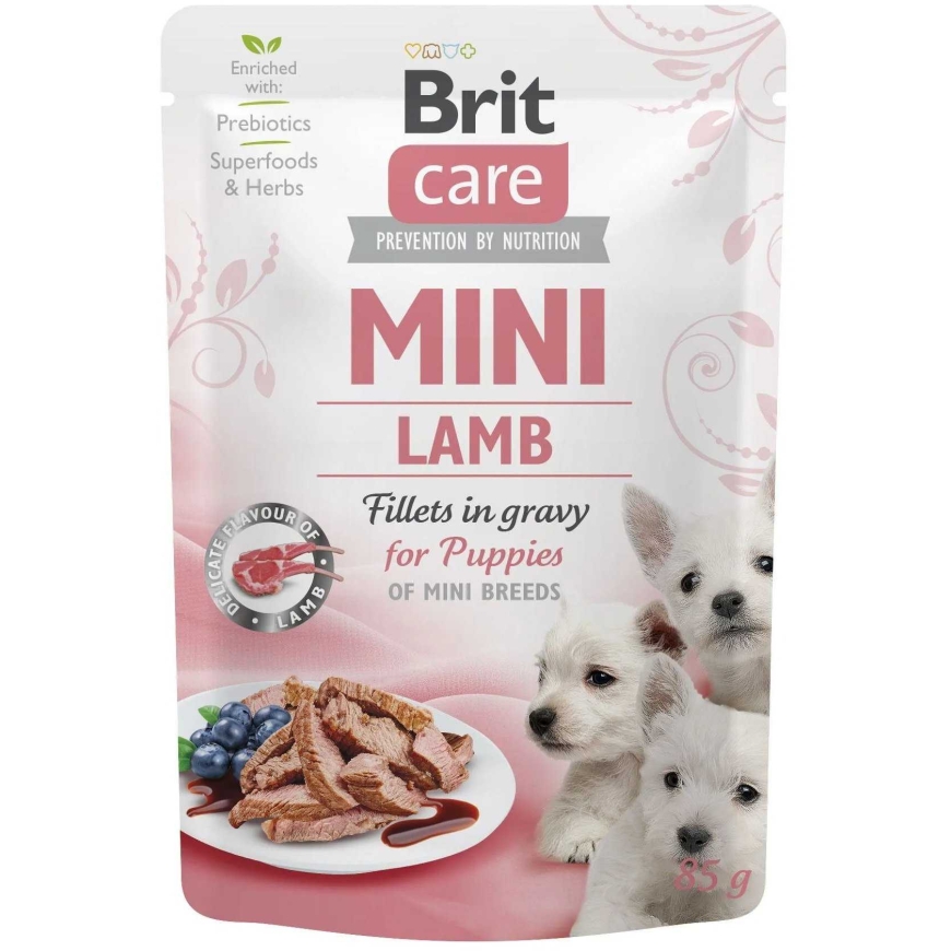 BRIT Care Мини-Пакет Ягненка для Щенков 85г