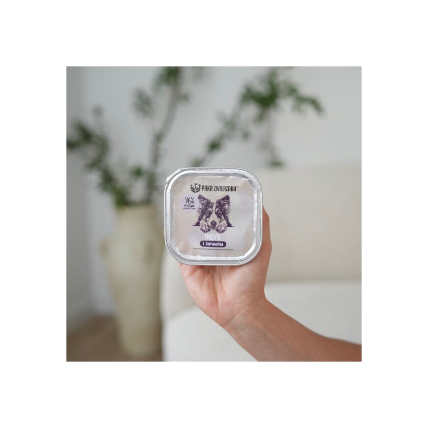 SUZVĒRU PAKAS Turcija un dzērvenes - mitra suņu barība - 150g – 2