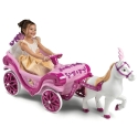 Электрическая карета Disney Princess с лошадью Huffy 6 В розового цвета Электрическая карета Disney Princess с лошадью Huffy 6 В розового цвета