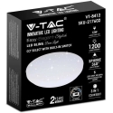 Sieninis šviestuvas V-tac 12W paviršinis šviestuvas, baltas, 3000/4000/6400K