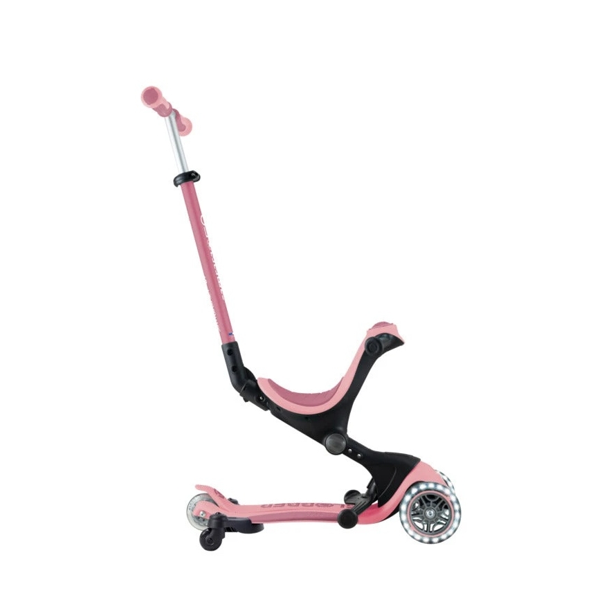 GLOBBER Go Up Deluxe Lights skūteris, pasteļrozā – 2