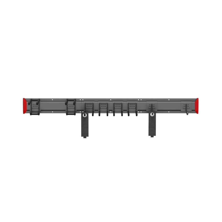 Maclean Seinälle Asennettava Työkalujärjestelijä, teräs, maks. kuormitus 228 kg, leveys 1222 mm, MC-179 – 3