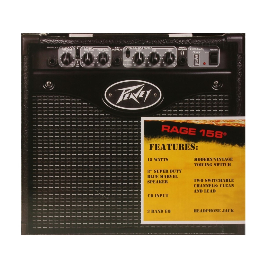 Peavey Electronics Rage 158 - 15W gitaros stiprintuvas – 4