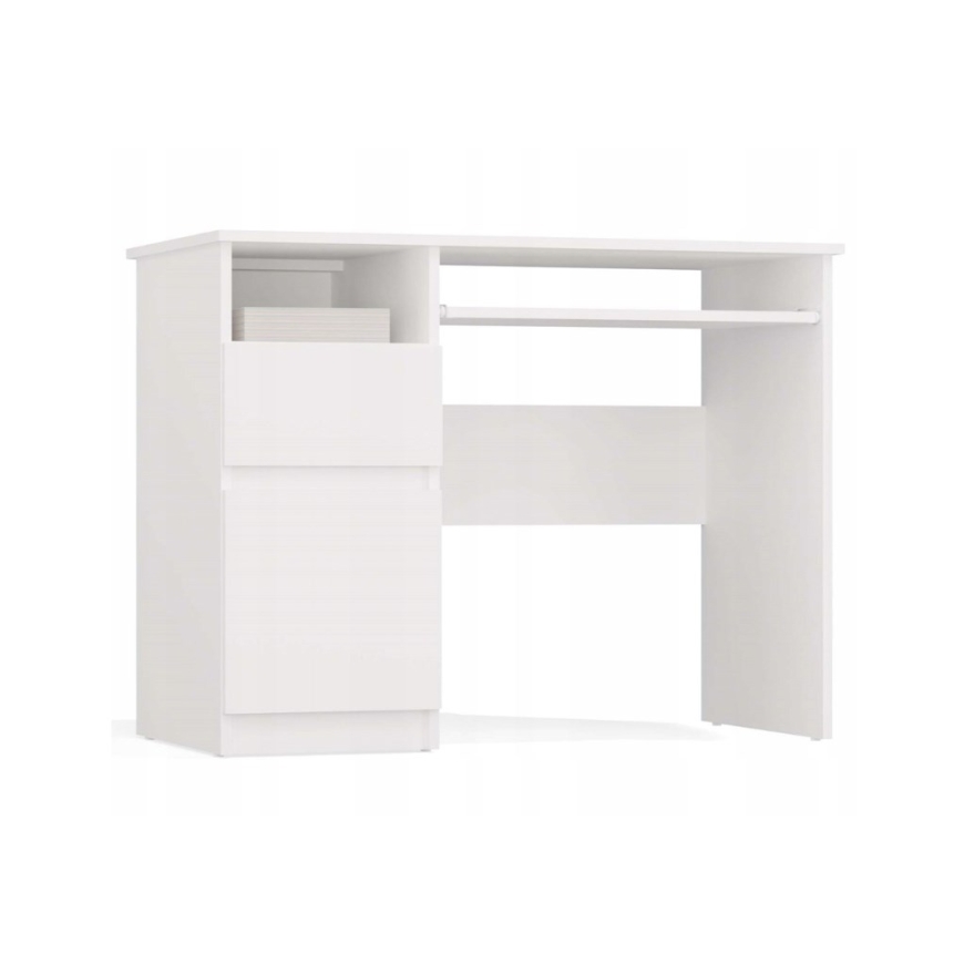 PORTO Left Desk, White – 4