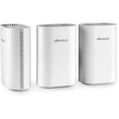 devolo WiFi 7 BE6500 Mesh System 3-Pack BE6500 Dualband, 1x 2.5G WAN/LAN и 3x 1G LAN (на единицу)