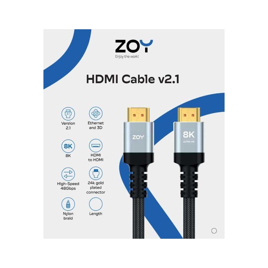 Zoy HDMI-HDMI 1,8 m musta – 4