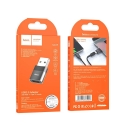 Hoco UA17 USB-A uz Type-C adapteris melns Hoco UA17 USB-A uz Type-C adapteris melns