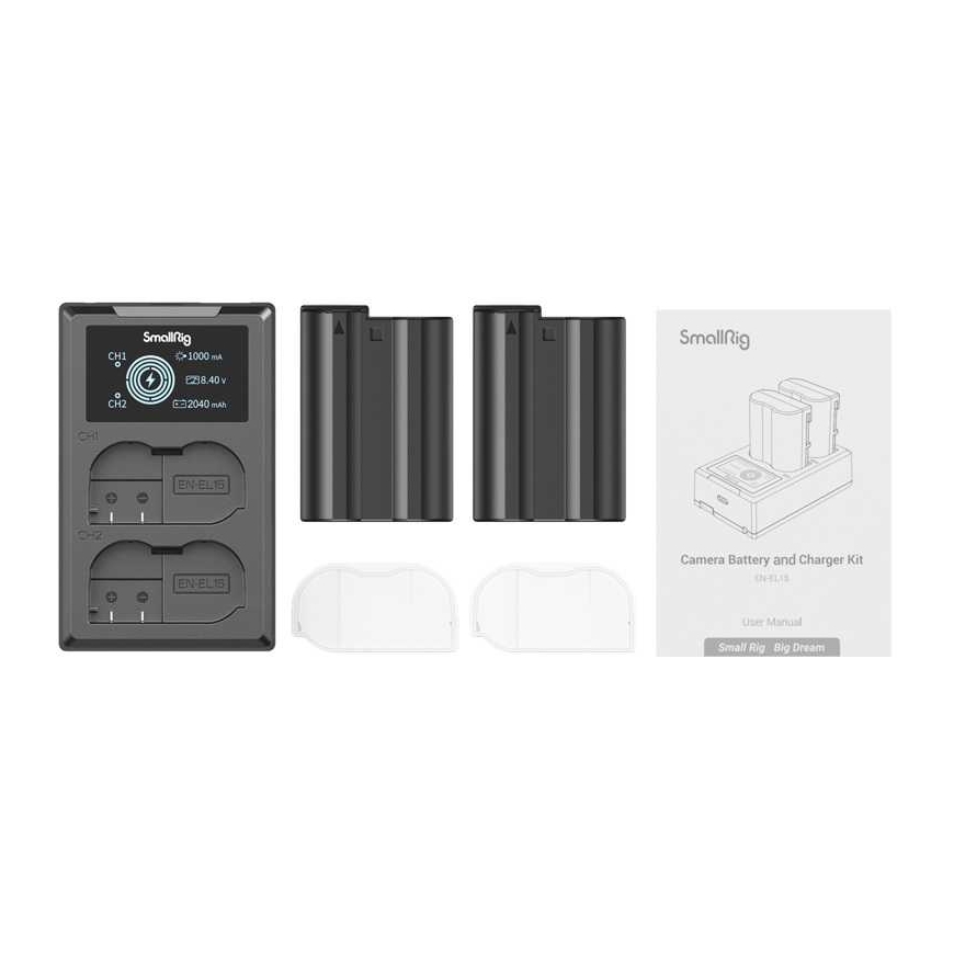SmallRig 3820 EN-EL15 Aku ja laadimiskomplekt – 3