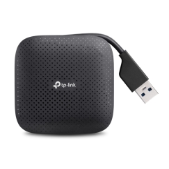 TP-Link UH400 USB 3.2 Gen 1 (3.1 Gen 1) Type-A 5000 Мбит/с Черный
