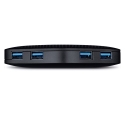 TP-Link UH400 USB 3.2 Gen 1 (3.1 Gen 1) Type-A 5000 Mbit/s Musta TP-Link UH400 USB 3.2 Gen 1 (3.1 Gen 1) Type-A 5000 Mbit/s Musta