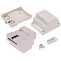 Plastmasas kārba Kradex Z100 ABS V0 gaiši pelēka, uzstādāma uz DIN sliedes 89x70x65mm Plastmasas kārba Kradex Z100 ABS V0 gaiši pelēka, uzstādāma uz DIN sliedes 89x70x65mm