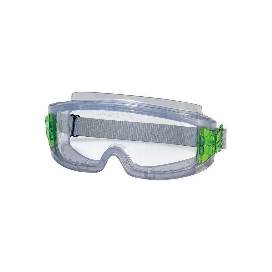Lens replacement for Uvex Ultravision glasses 9301714. Anti-fog on the inside. Outer surface without coating. Impact resistance