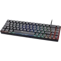 GAMIAC TKL69G SF Gaming Keyboard, Kailh Red - Black/Grey GAMIAC TKL69G SF Gaming Keyboard, Kailh Red - Black/Grey