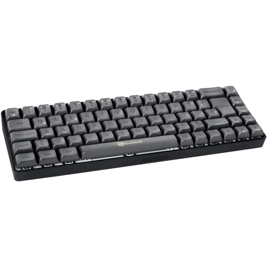 GAMIAC TKL69G SF Spēļu tastatūra, Kailh Red - Melns/Pelēks – 2