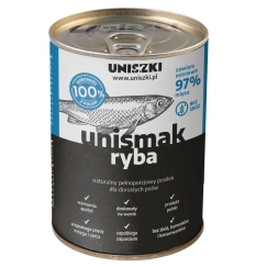 UNISZKI UNIsmak Zivti - mitrā suņu barība - 400g