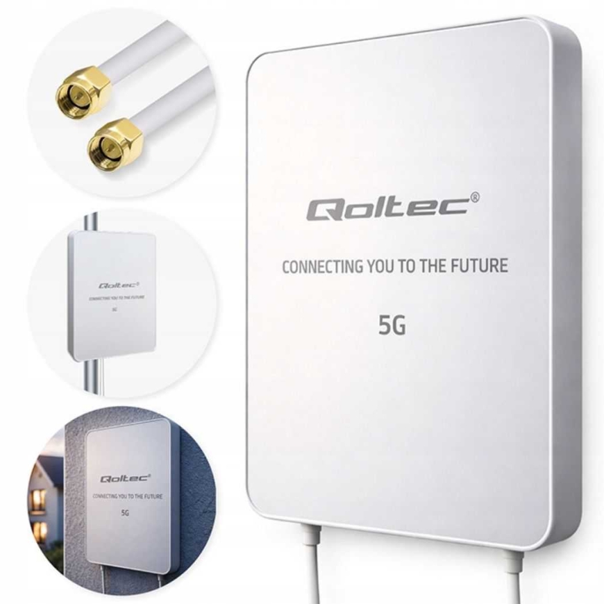 Qoltec 57064 5G LTE 16dBi antena – 2