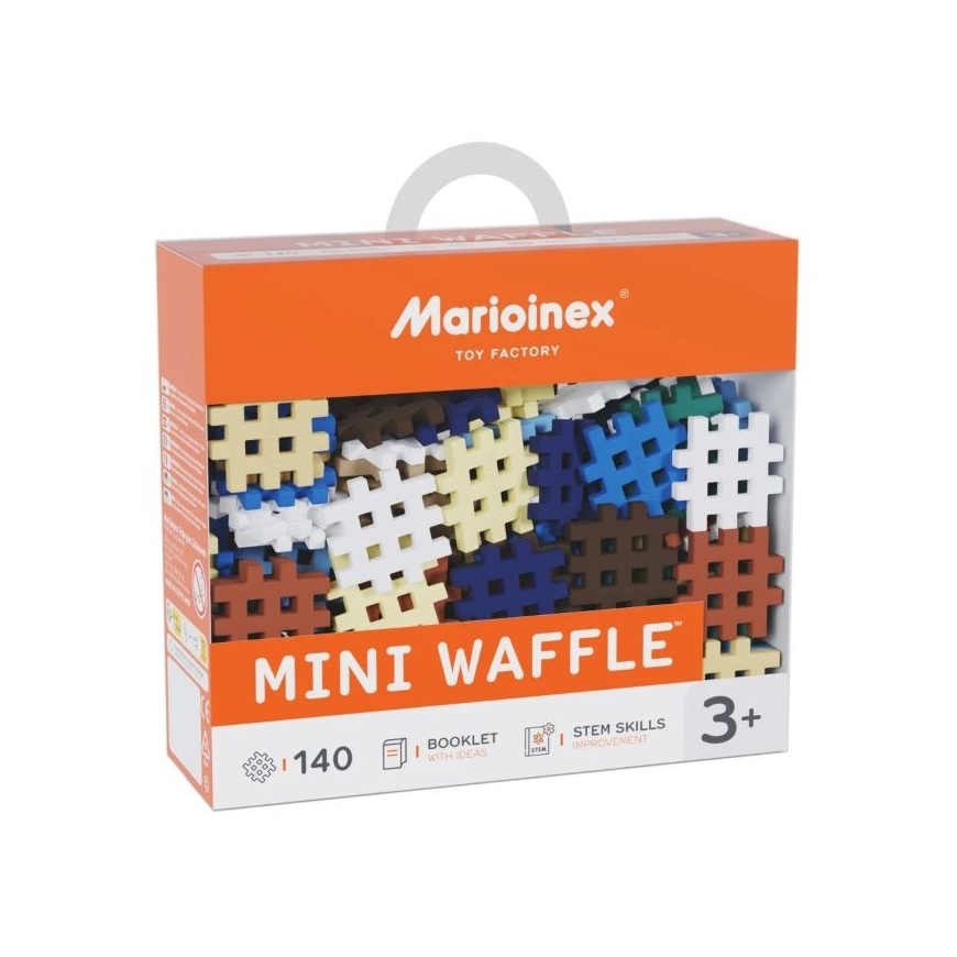 Marioinex Mini Waffle Rakennuspalikat Setti 3, 140 palikkaa