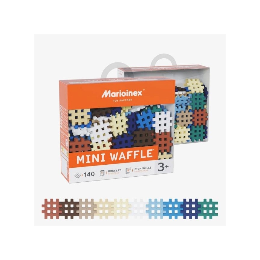 Marioinex Mini Waffle Rakennuspalikat Setti 3, 140 palikkaa – 2