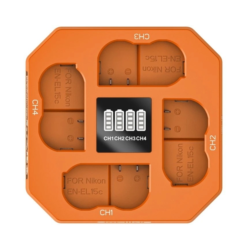 Įkroviklis do aparatu SmallRig Four-Channel Camera Baterija Charger for EN-EL15c (5747) – 3